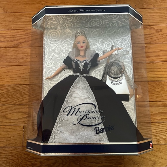 Vintage Mattel Holiday Millennium Princess Barbie Doll in Original Box